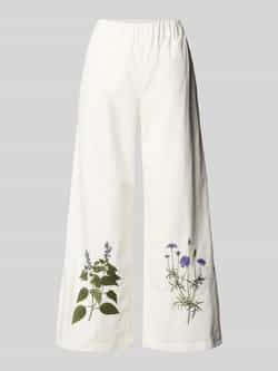 Weekend Max Mara Wide leg stoffen broek met elastische band model 'VOLANTE'