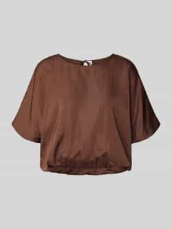 Zero Kort blouseshirt met vetersluiting aan de achterkant
