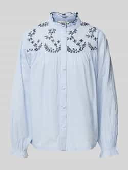 B.Young Regular fit overhemdblouse met broderie anglaise model 'MOGEN'