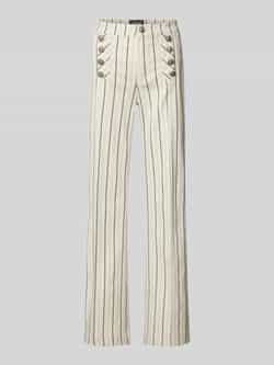 ROSNER Stoffen broek met knoop- en ritssluiting model 'Audrey'