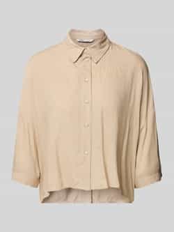 Only Korte overhemdblouse van pure viscose model 'ASTRID'