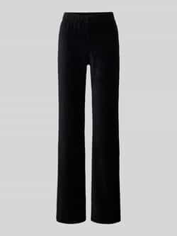 Only Flared leg broek met elastische band in ribcordlook model 'FENJA'