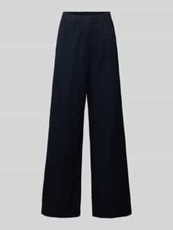 OPUS PANTS Wide leg stoffen broek met paspelzakken aan de achterkant model 'Mucia'
