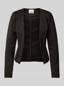 Ichi Regular fit blazer met opengewerkte voorkant model 'KATE'