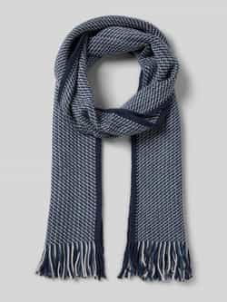 Christian Berg Men Sjaal van wolmix met franjes