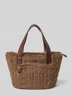 Liu Jo White Tote bag met imitatiebont