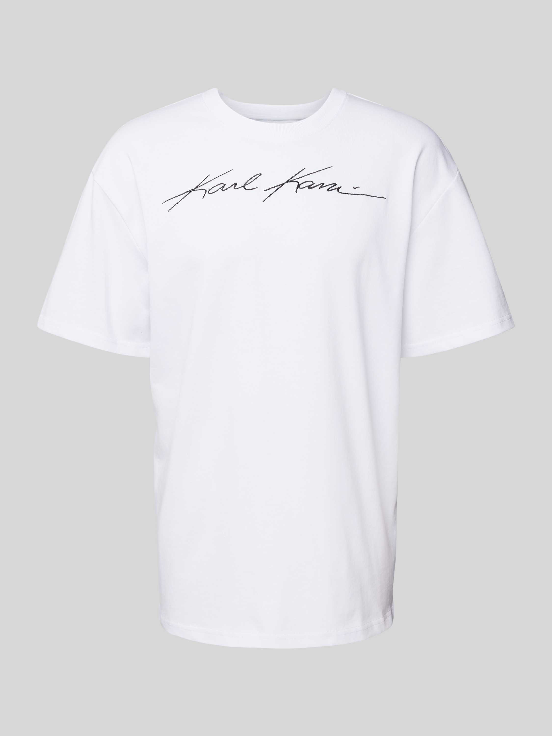 Karl Kani T-shirt met labelstitching