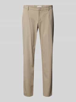 Roy Robson Slim fit chino met bandplooien