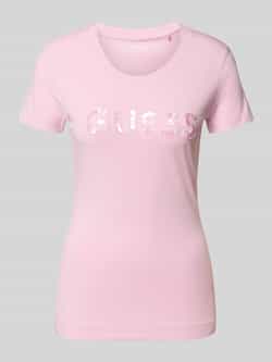 Guess T-shirt met labeldetail
