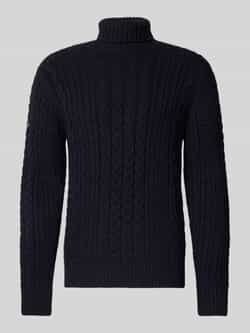 Superdry Gebreide pullover met kabelpatroon model 'Jacob'