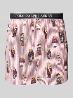 Polo Ralph Lauren Regular fit korte pyjama met elastische band met label