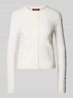 Max Mara Studio Gebreid jack met bloemenmotief model 'CURZIO'
