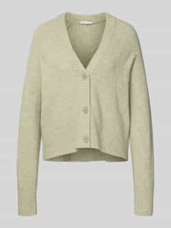 Opus Gebreid jack met V-hals model 'BRULA'