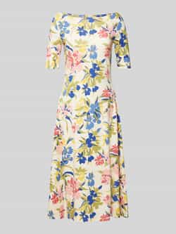 Ralph Lauren Katoenen bloemen midi jurk Multicolor Dames