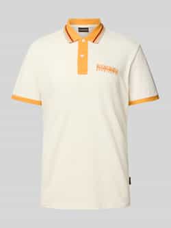 Napapijri Regular fit poloshirt met labelstitching model 'E-MURLO'
