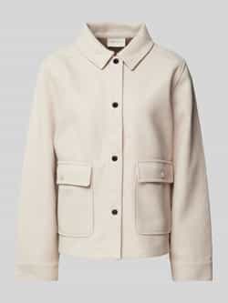 Freequent Moonbeam Jas met Drukknopen Beige Dames