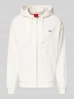 HUGO Relaxed fit sweatjack van puur katoen model 'DAPOZIP'