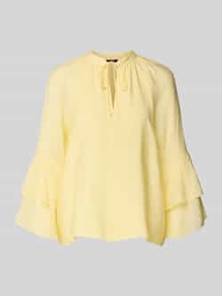 Zero Blouse met volants en druppelvormige hals