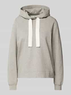 Marc O'Polo Relaxed fit hoodie van puur katoen met gepeacht oppervlak