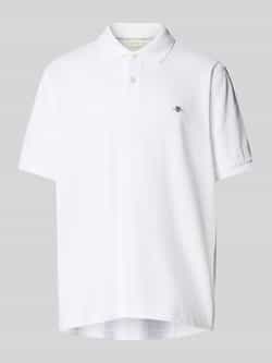 Gant Regular fit poloshirt met labelstitching
