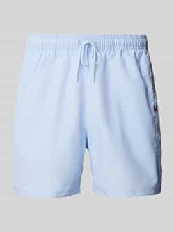 Tommy Hilfiger Regular fit korte zwembroek met labelstitching