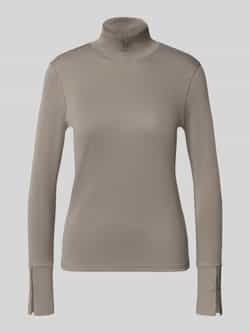 Marc Cain Shirt met lange mouwen en opstaande kraag