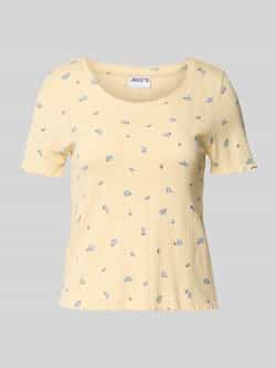Jake*s Casual Pyjamabovendeel met ronde hals en golvende zoom