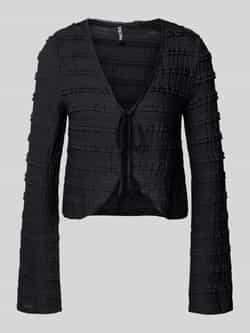 Pieces Regular fit cardigan met kanten details model 'ANINE'