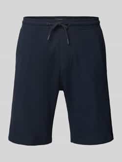 MCNEAL Korte regular fit broek met structuurmotief