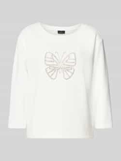 Monari Sweatshirt met labeldetail