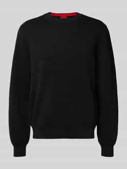 HUGO Loose fit gebreide pullover van puur katoen model 'SAN CELLY'