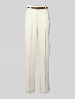 Wide leg linnenbroek met tunnelkoord model 'PELOTA'