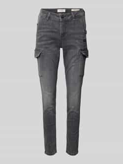 Gang Slim fit jeans met cargozakken model 'AMELIE'