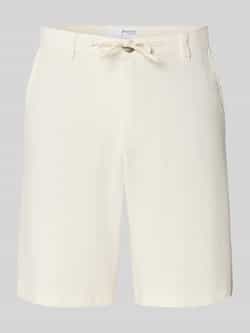 Selected Homme Korte regular fit broek met achterzakken