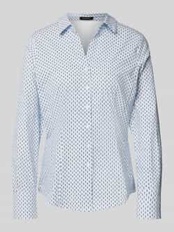 MORE & MORE Regular fit blouse met reverskraag