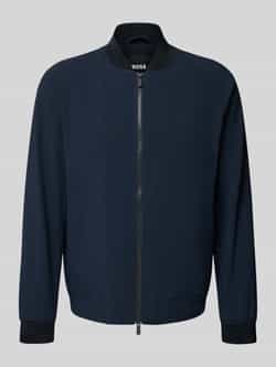 Boss Regular fit blouson met fijne structuur model 'HANRY'