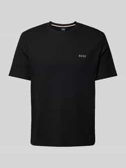 Boss T-shirt met labelstitching