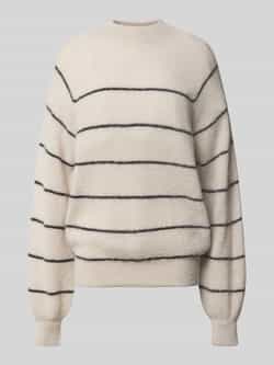 Drykorn Oversized gebreide pullover met opstaande kraag model 'LARELY'