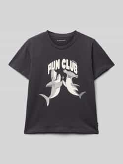 Tom Tailor Regular fit T-shirt van puur katoen