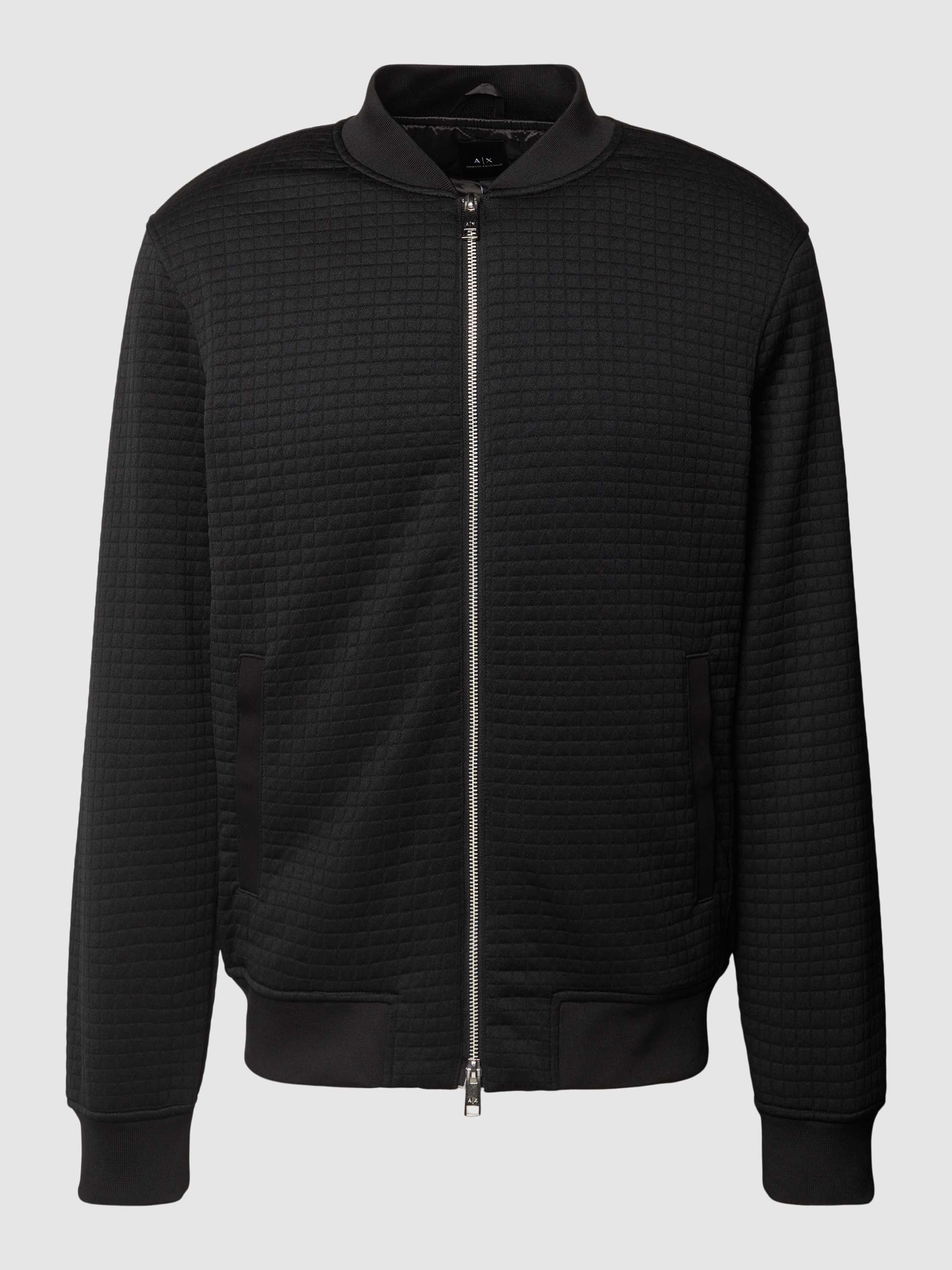 Armani Exchange Sweatjack met structuurmotief