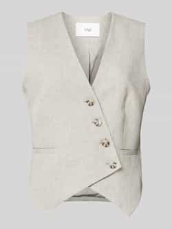 YAS Gilet met asymmetrische knoopsluiting model 'RIU'
