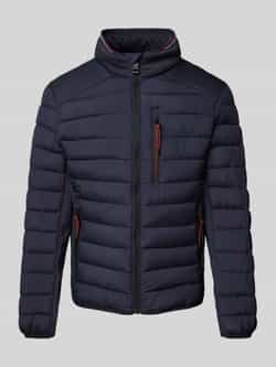 Tom Tailor Regular fit gewatteerd jack met opstaande kraag