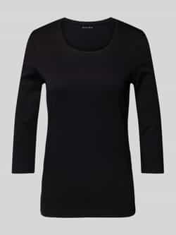 Christian Berg Woman T-shirt met 3 4-mouwen in effen design