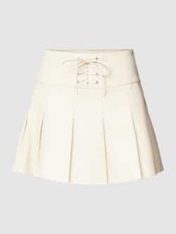 Guess Minirok met leerlook model 'EMERY PLEATED SKIRT'