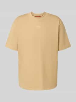 HUGO T-shirt met labelprint model 'Dapolino'