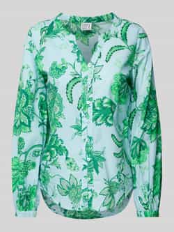 Emily Van den Bergh Regular fit blouse met tuniekkraag