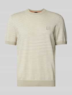 Boss Orange T-shirt met labelbadge model 'Kanache'