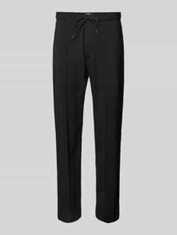 CINQUE Regular fit stoffen broek met vaste persplooien model 'LUIGI'