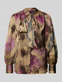 Lauren Ralph Lauren Regular fit strikblouse met strikdetail model 'KLARYCE'