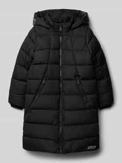 S.Oliver RED LABEL Regular fit gewatteerde lange jas en reflecterend detail